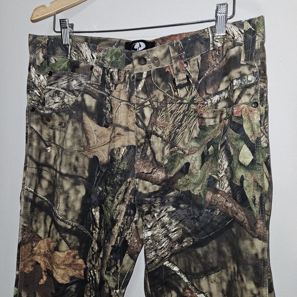 Mossy Oak Camo Jeans Men 34x30 Green Style 55191-7-C2 Cotton Hunting Outdoors - Picture 2 of 8